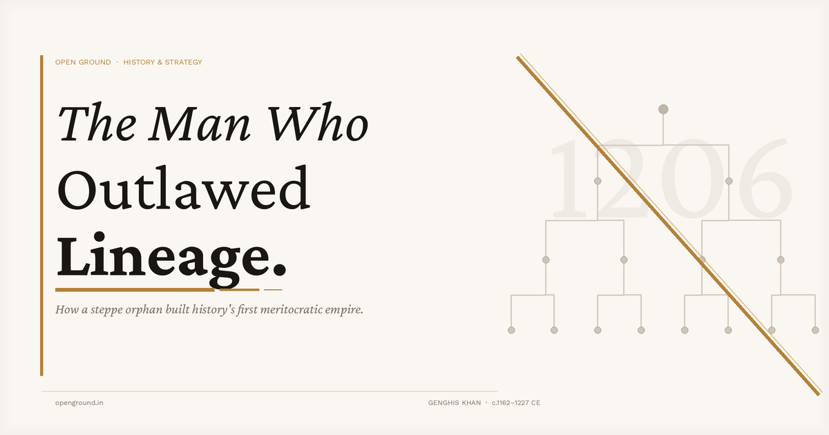 The Man Who Outlawed Lineage